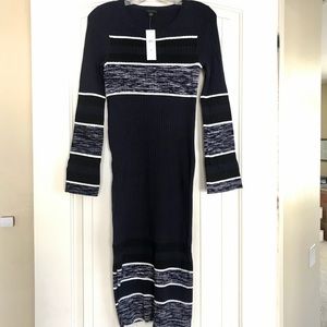 NWT Ann Taylor Stretch Midi Dress
